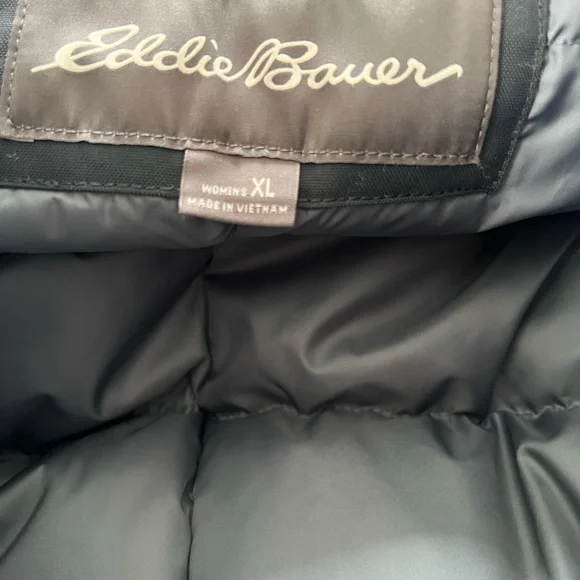 Eddie Bauer Silver Lining Down Waterproof Stadium Coat/jacket